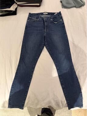 Good American High Waist Blue Jeans Size 10/30